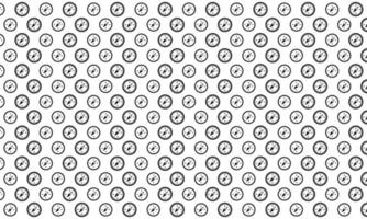 Black and White Compass Seamless Pattern vector