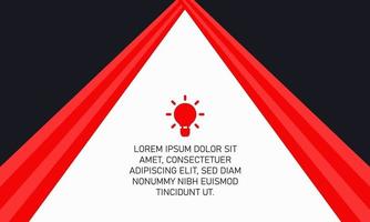 Elegance Red and Black Curved Abstract Background vector