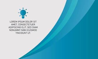 Modern Light Blue Background With Curves vector