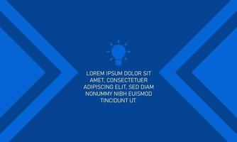 Stylish Blue Presentation Background With Abstract Shapes vector