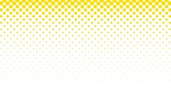 Beautiful Yellow Halftone Circle Pattern Background vector
