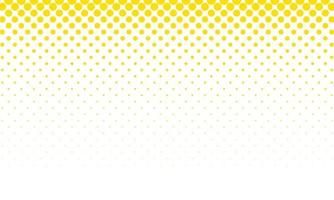 Beautiful Yellow Halftone Circle Pattern Background vector