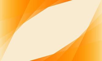 elegante fondo naranja brillante con formas curvas vector