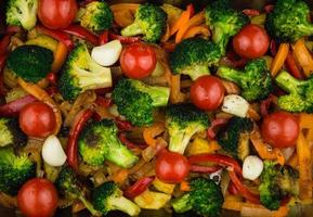 Oven roasted vegetables photo