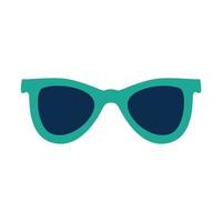 Sunglasses isolated on a white background. Flat vector illustration