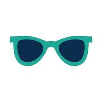 Sunglasses isolated on a white background. Flat vector illustration