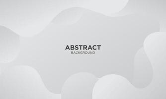 Abstract White Fluid Wave Background vector