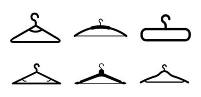 hanger icon set - vector illustration .