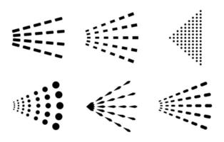 conjunto de iconos de spray - ilustración vectorial. vector