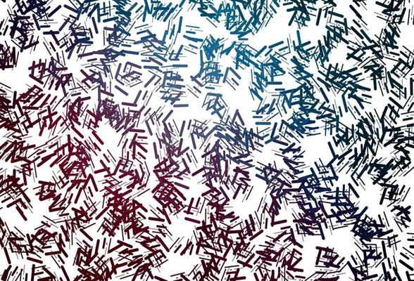 Dark green, red vector template with repeated sticks.