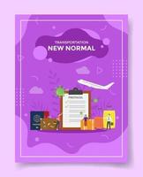 transportation new normal for template of banners, flyer, vector