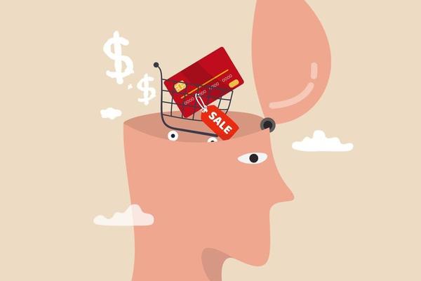 Consumerism, wanting mind or desire to buy and purchasing more