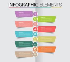 timeline, modern text box template, infographics banner vector