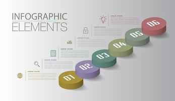 step up of business successful concept. Stirs infographic vector