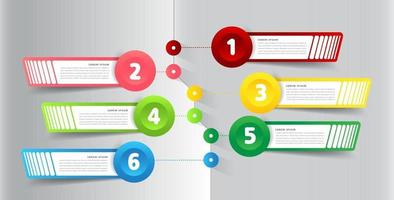 modern timeline text box template, infographics banner vector