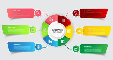 modern timeline text box template, infographics banner vector