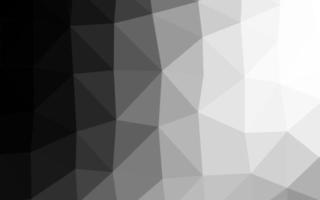 Dark Silver, Gray vector polygon abstract background.