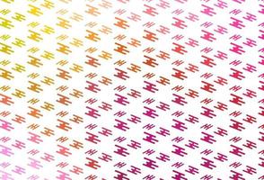Light Pink, Yellow vector pattern with narrow lines.