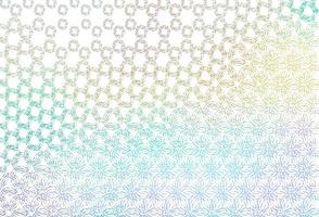 Light multicolor, rainbow vector backdrop with dots.