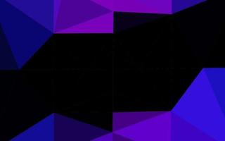 Dark Blue, Red vector polygon abstract backdrop.