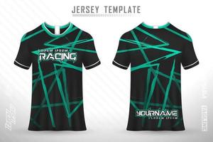 Sports jersey and t-shirt template sports jersey design vector mockup