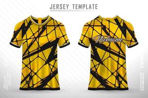 Sports jersey and t-shirt template sports jersey design vector mockup