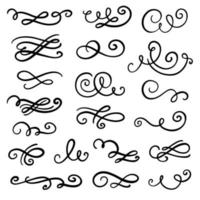 Vector divider, swirl and curl set