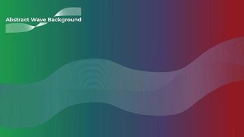 Abstract Background With Line and Gradient Green Blue Red vector