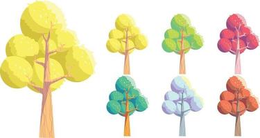 Tree vector for Asset Game Background Kid Magazine Poster etc.