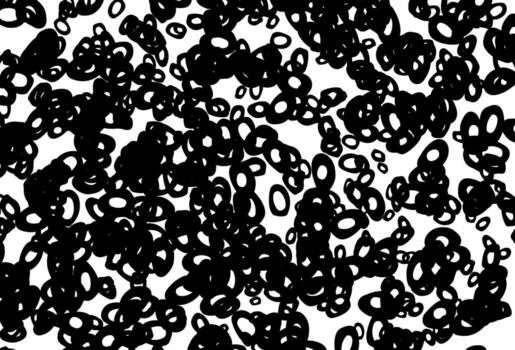 Black and white vector texture with disks.