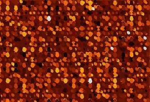 Light Orange vector template with bubble shapes.