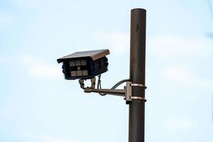 cámaras de vigilancia dentro de la ciudad foto