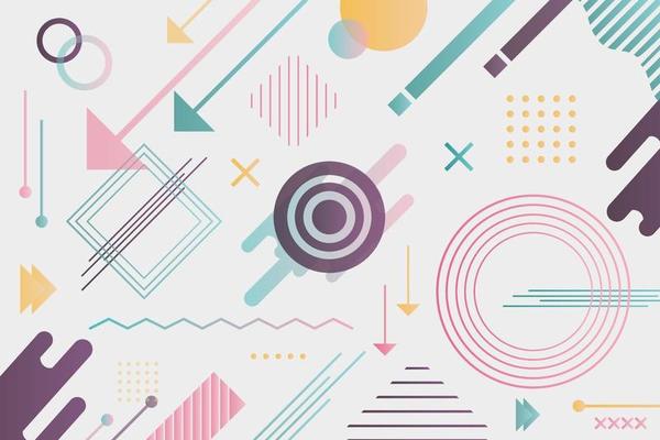 Abstract  geometric futuristic background  design