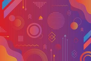 Abstract  geometric futuristic background  design vector