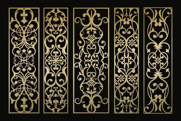 Vertical decorative Panel ornament designs