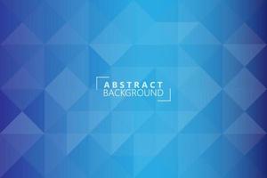 Blue abstract background with gradient polygon style. vector