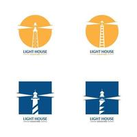 Lighthouse logo icon vector template