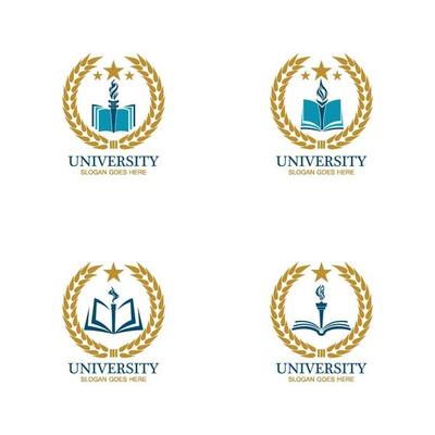 University, Academy, School and Course logo design template