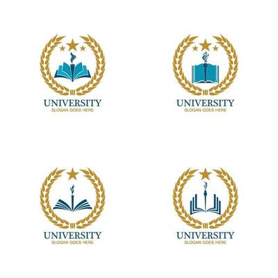 University, Academy, School and Course logo design template