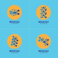 Molecule vector illustration design