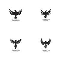 Eagle icon logo design vector template