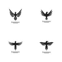 Eagle icon logo design vector template