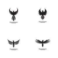 Eagle icon logo design vector template