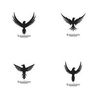 Eagle icon logo design vector template