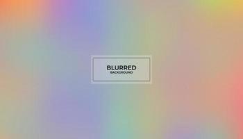 Colorful holographic blurred background vector