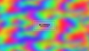 Colorful holographic blurred background vector