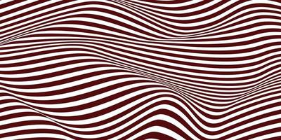 Distorted ink stripes optical illusion background vector