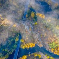 foto aérea del desfiladero de kresna