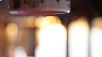 Blurred background with a window and a cup of tea photo