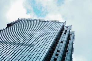 Skyscraper and tower of business center, Business concept. photo